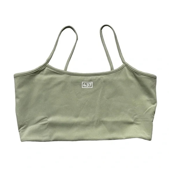 437 Micro Top in Matcha, Size Medium, Brand New - Picture 1 of 2